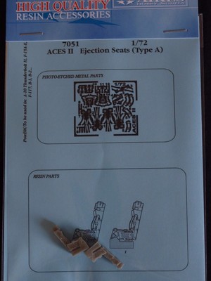 AIRES 7051 ACES II ejection seats Scale 1/72