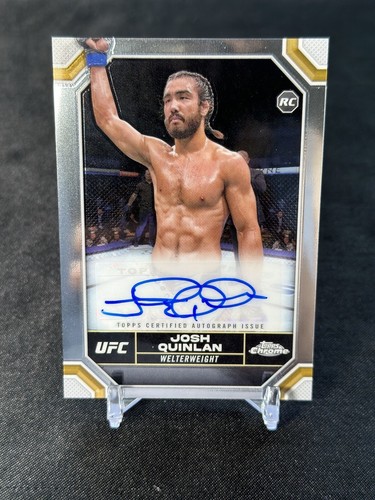 2024 Topps Chrome UFC Rookie Autograph Josh Quinlan #CRA-JQU