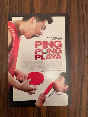 PING PONG PLAYA POSTCARD/AD 2007