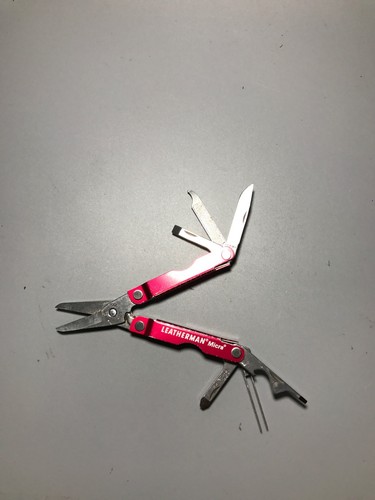 Leatherman Micra.  Red Handles