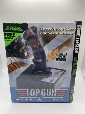 Vint. THRUSTMASTER Paramount Top Gun Flight Controller Joystick & BattleZone New