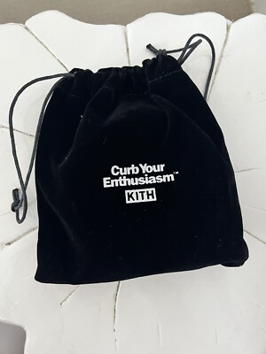 Kith x Curb Your Enthusiasm 2 Wooden Coaster Larry David HBO Authentic