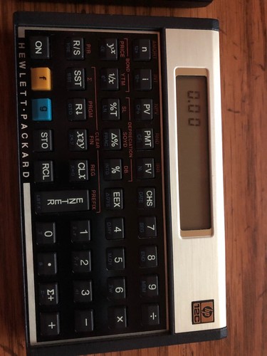 Vintage Hewlett Packard HP 12c Financial Calculator