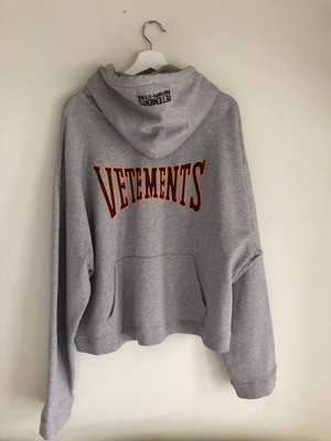 vetements x champion reversible hoodie