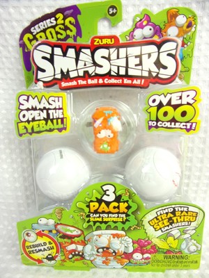 Zuru Smashers Series 2 GROSS 3 Pack Slime Surprise  - Choose Figure - New