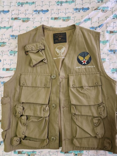 Alpha Industries Us Army Air forces Men C1 Vest Size Small
