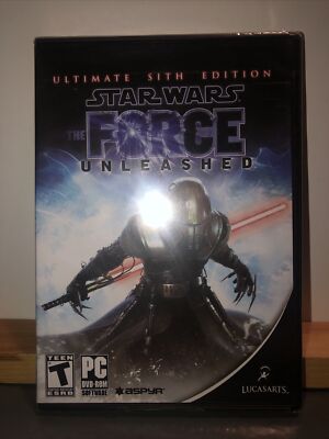 Star Wars The Force Unleashed Ultimate Sith Edition PC Factory sealed￼ Rare Nice