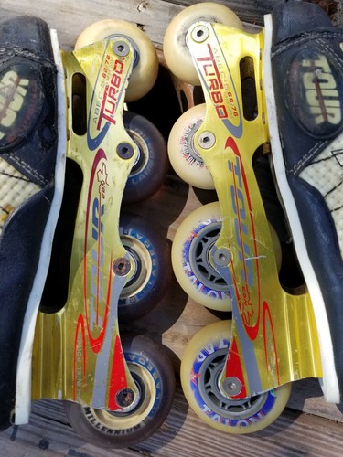 TOUR TR 902 FISHBONE CARBON TECH INLINE HOCKEY SKATE SIZE 7, US SHOE SIZE 8