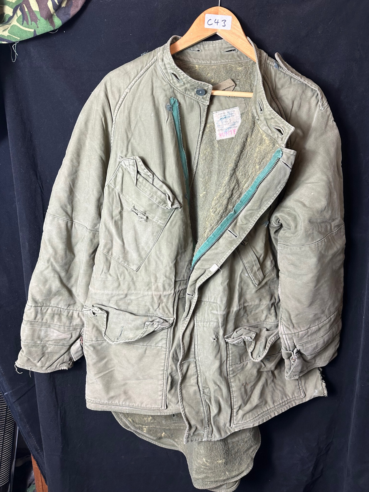Genuine British Army Issue 1950s Middle Parka Coat Size 5