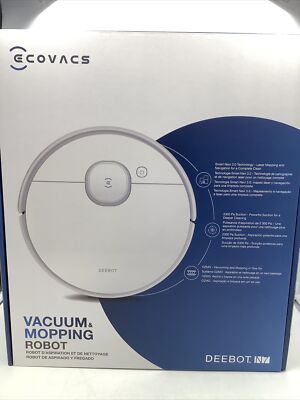 ECOVACS Deebot OZMO N7 Robot Vacuum and Mop Cleaner, Laser Navigation, Lidar-...