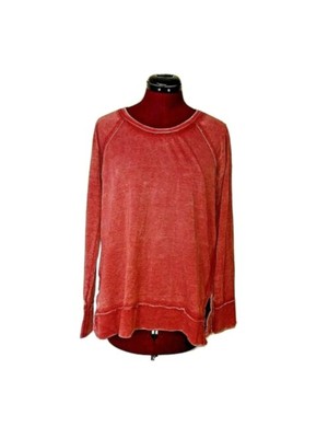 

STYLE - COMPANY Женская красная толстовка с длинным рукавом и круглым вырезом, Красный