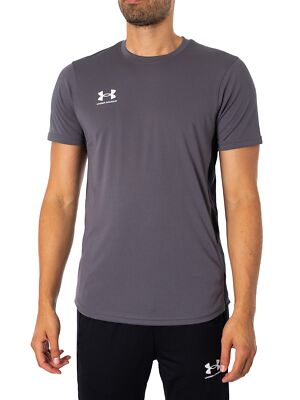 

Мужская тренировочная футболка Challenger Under Armour, серая, Grey, 1379589-025