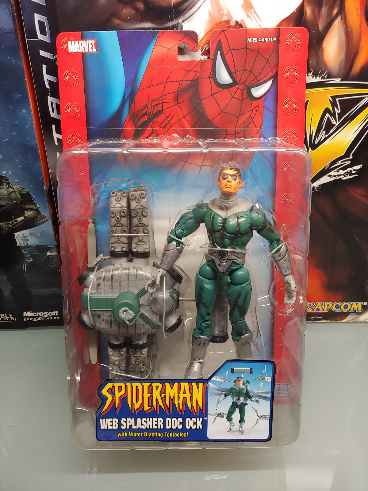TOYBIZ MARVEL SPIDER-MAN CLASSICS 2005 WEB SPLASHER DOC OCK