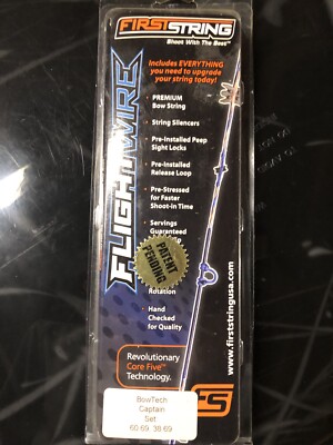 Firststring Flightwire premium bow string and more Brand new  $100 retail
