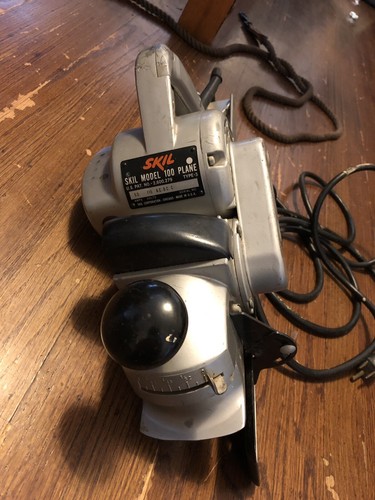 Skil Model 100 Planer 5.5 amps - 115 volts - Type 3 Vintage w/ Extras