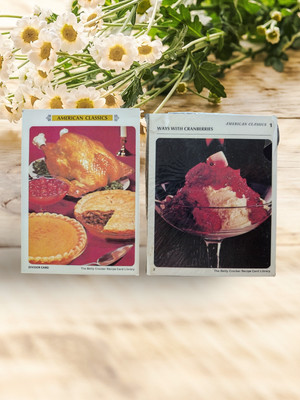 Betty Crocker Recipe Card Library 1971 Replacements: AMERICAN CLASSICS ***