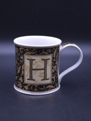 Dunoon Fine Stoneware H Mug by Caroline Dodd