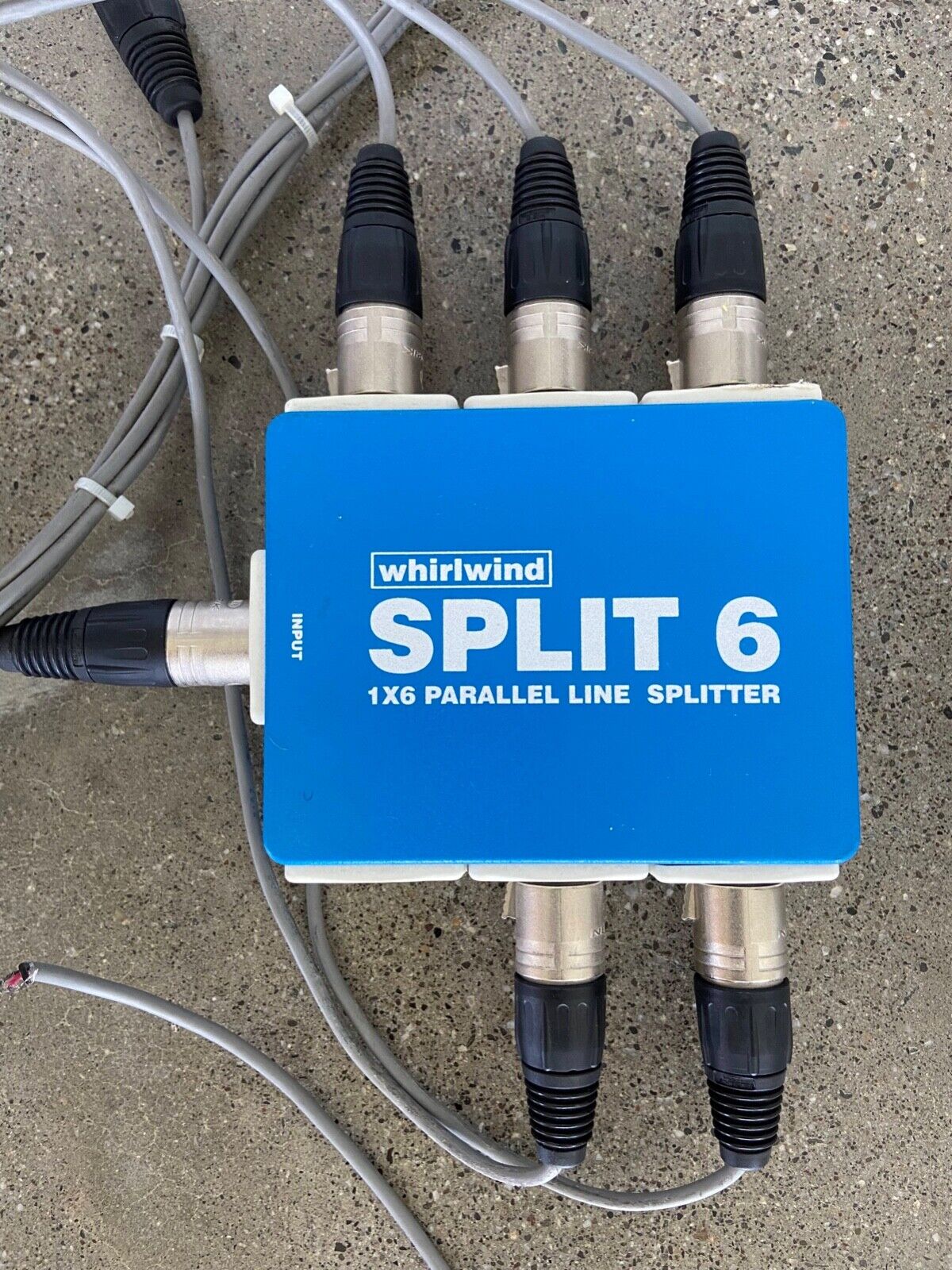 Whirlwind SPLIT 6 Line Level Parallel Splitter w/ Nuetrik NC Whirlwind SPLIT 6 Line Level Parallel Splitter w/ Nuetrik NC