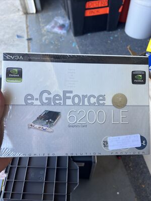 Nvidia EVGA e-GeForce 6200 nVidia Graphics Video Card Sealed
