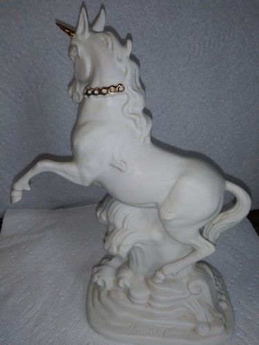 1985 Porcelain White Unicorn The Messenger Of Love By David Cornell