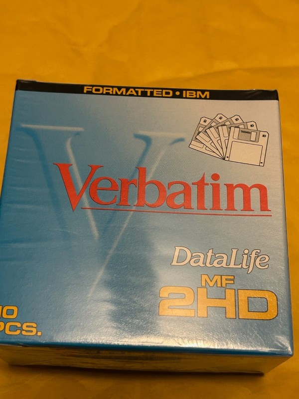 Floppy disks 10 pack Verbatim, Never opened box in plastic