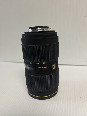 Sigma APO 50-150mm f/2.8 EX DC HSM AF Zoom Lens for Nikon dx w/ Caps & Hood GUC
