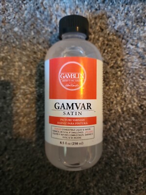 Gamblin Satin Picture Varnish, 8.5oz