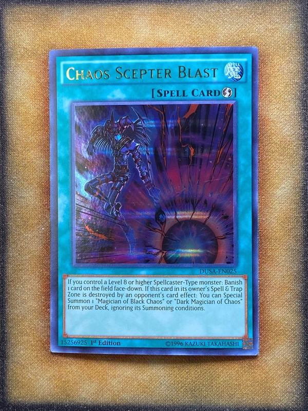 Yugioh Chaos Scepter Blast DUSA-EN025 Ultra Rare 1st Ed NM | eBay
