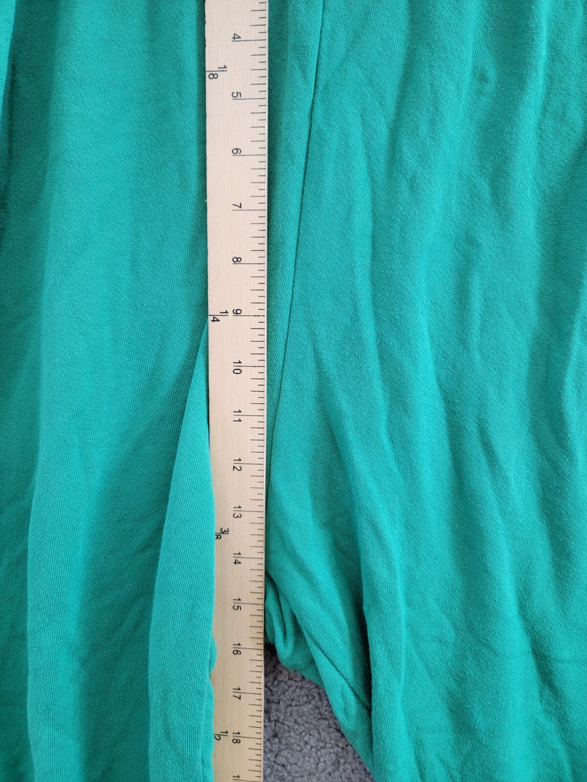 Aqua Reynolds Piped Sweatpants Women's L Green/White Elasticized Hems Pull On - Picture 8 of 17