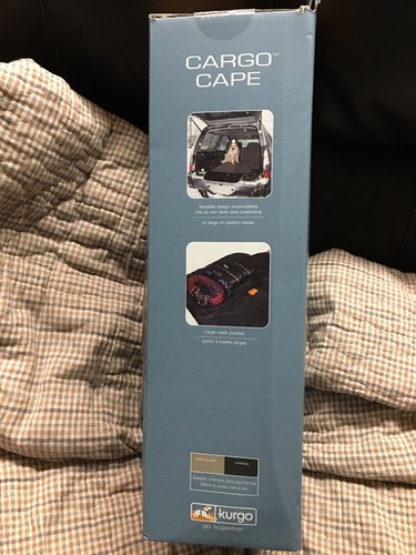 Kurgo Waterproof Car and SUV Cargo Cape Liner / Cover for Dogs, Charcoal Gray