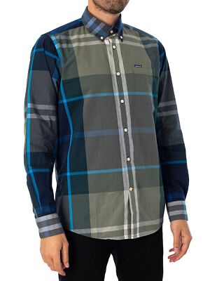 

Мужская рубашка Barbour Harris Tailored, зеленая, Зеленый, MSH5071TN29