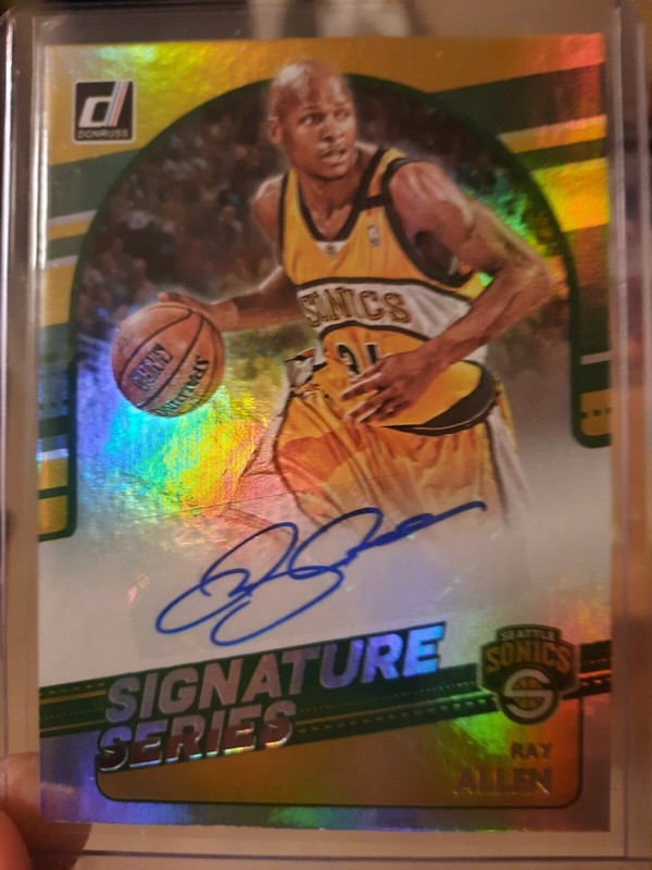 ray allen autograph