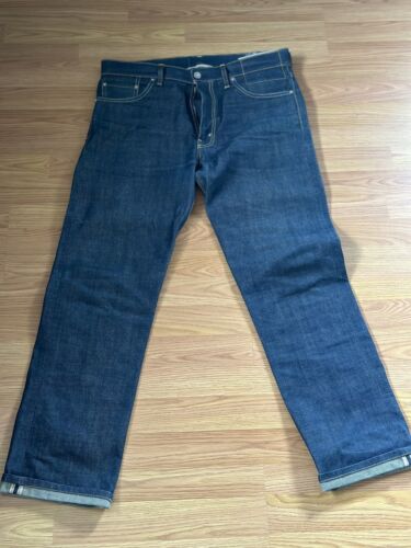 Visvim Social Sculpture Jeans Mens 34 x 32 Fluxus 05R Blue Visvim Social Sculpture Jeans Mens 34 x 32 Fluxus 05R Blue