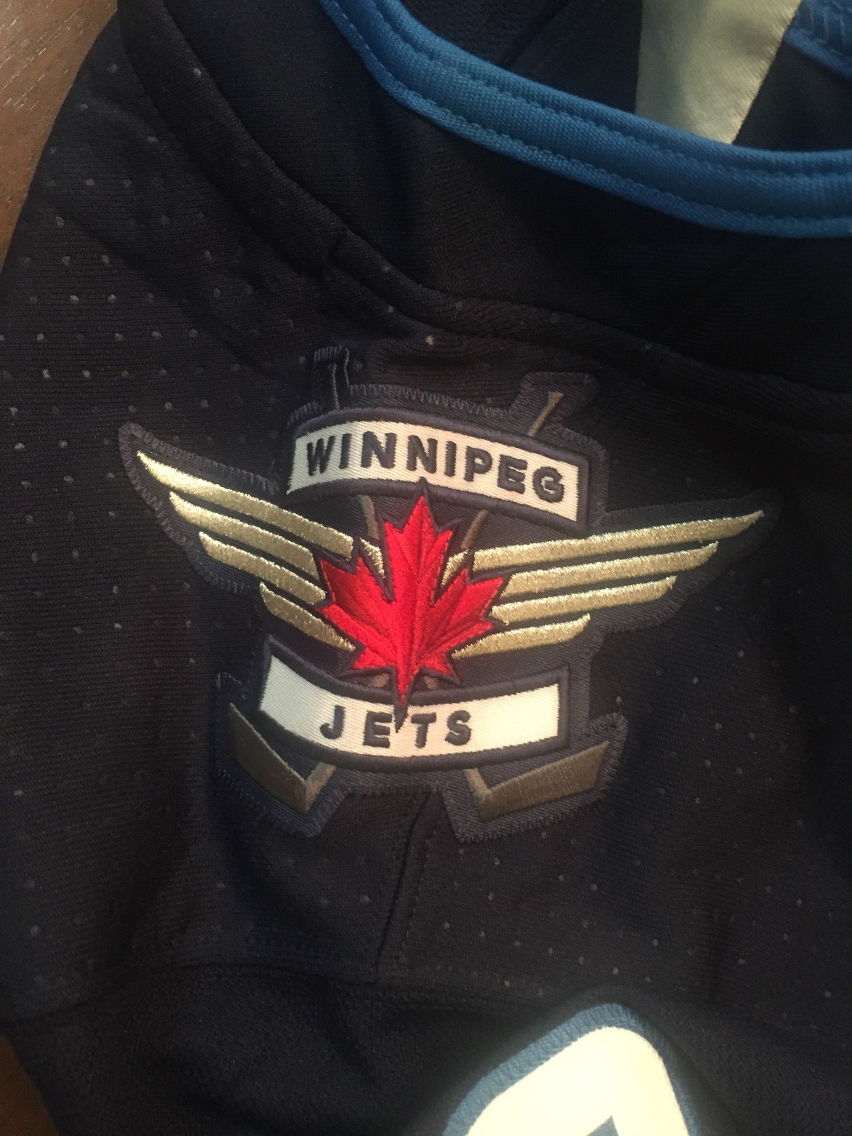 PATRIK LAINE AUTOGRAPHED AUTHENTIC WINNIPEG JETS ADIDAS JERSEY FANATICS AUTH