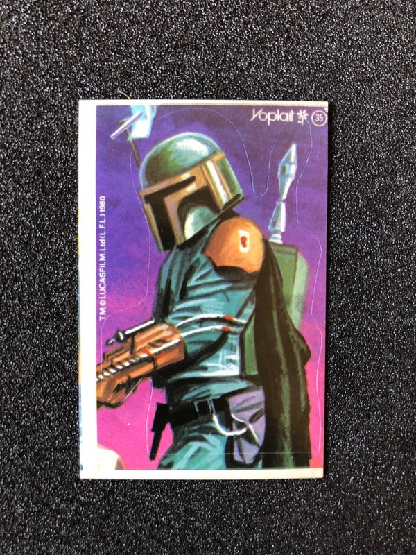 Boba Fett 1980 Yoplait #35 Card Star Wars Empire Strikes Back ULTRA RARE Last 1