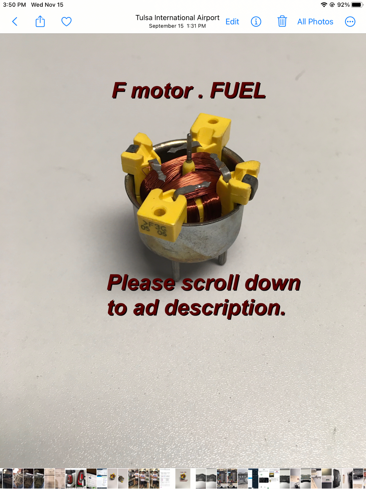 Fuel Gauge stepper motor , 95-99 old bdy Chevy 1500 Silverado ,Tahoe . F motor