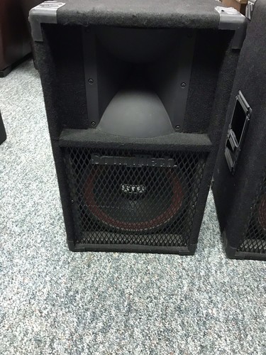 SoundTech CX2C Speakers with Crown XLS 402 Amp, Stands, and Cables