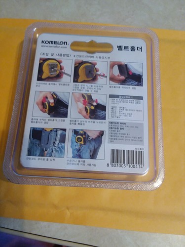 NEW-Safety Komelon Measuring Tape Waist Belt Clip Holder with Tools Hanger Ring