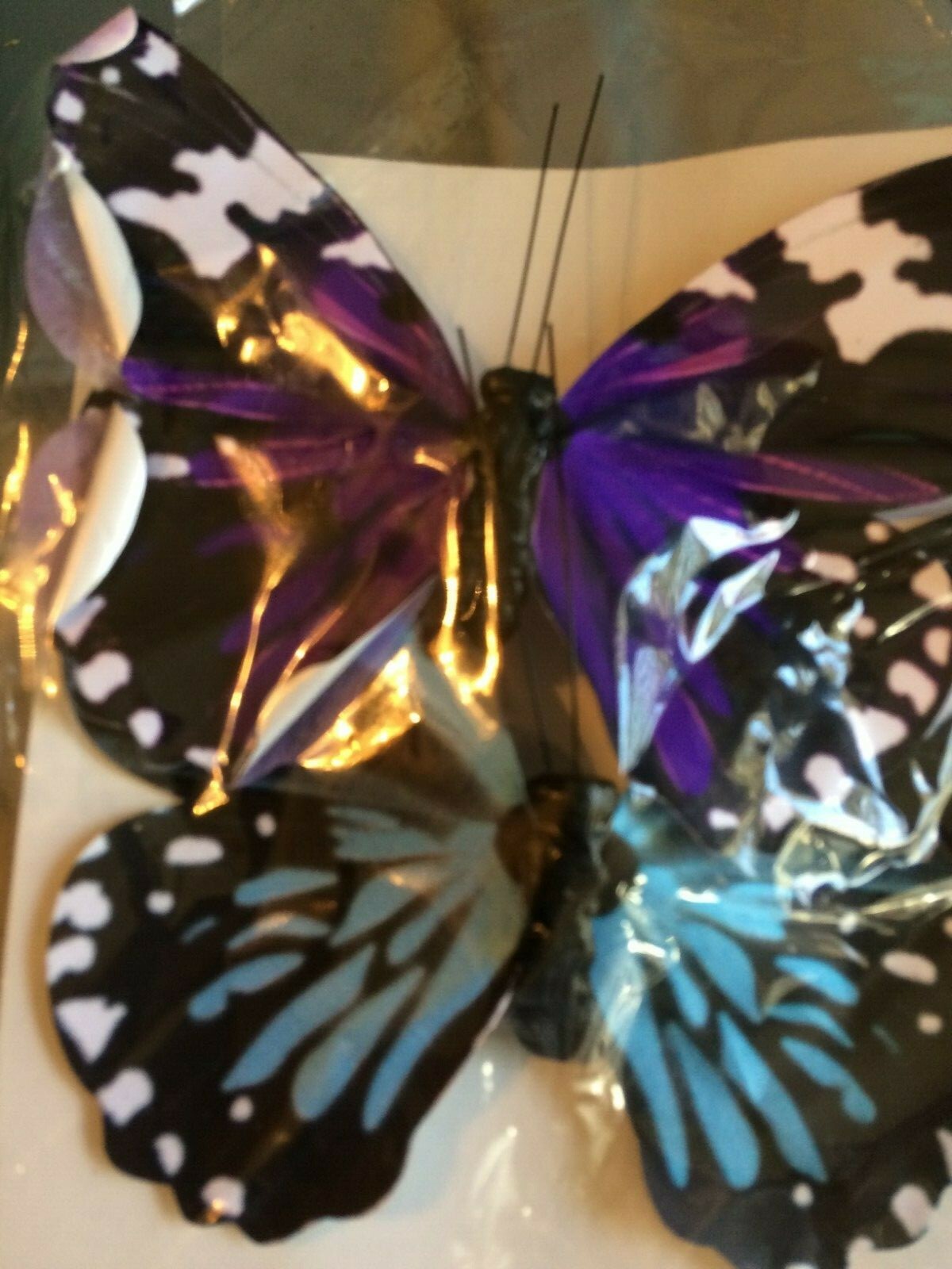 Lot of 22 Clip On Butterfly Decorations