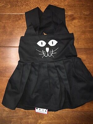Black KITTY CAT Jumper Toddler Girl Size 12-18 Months ~ Costume Halloween Fall