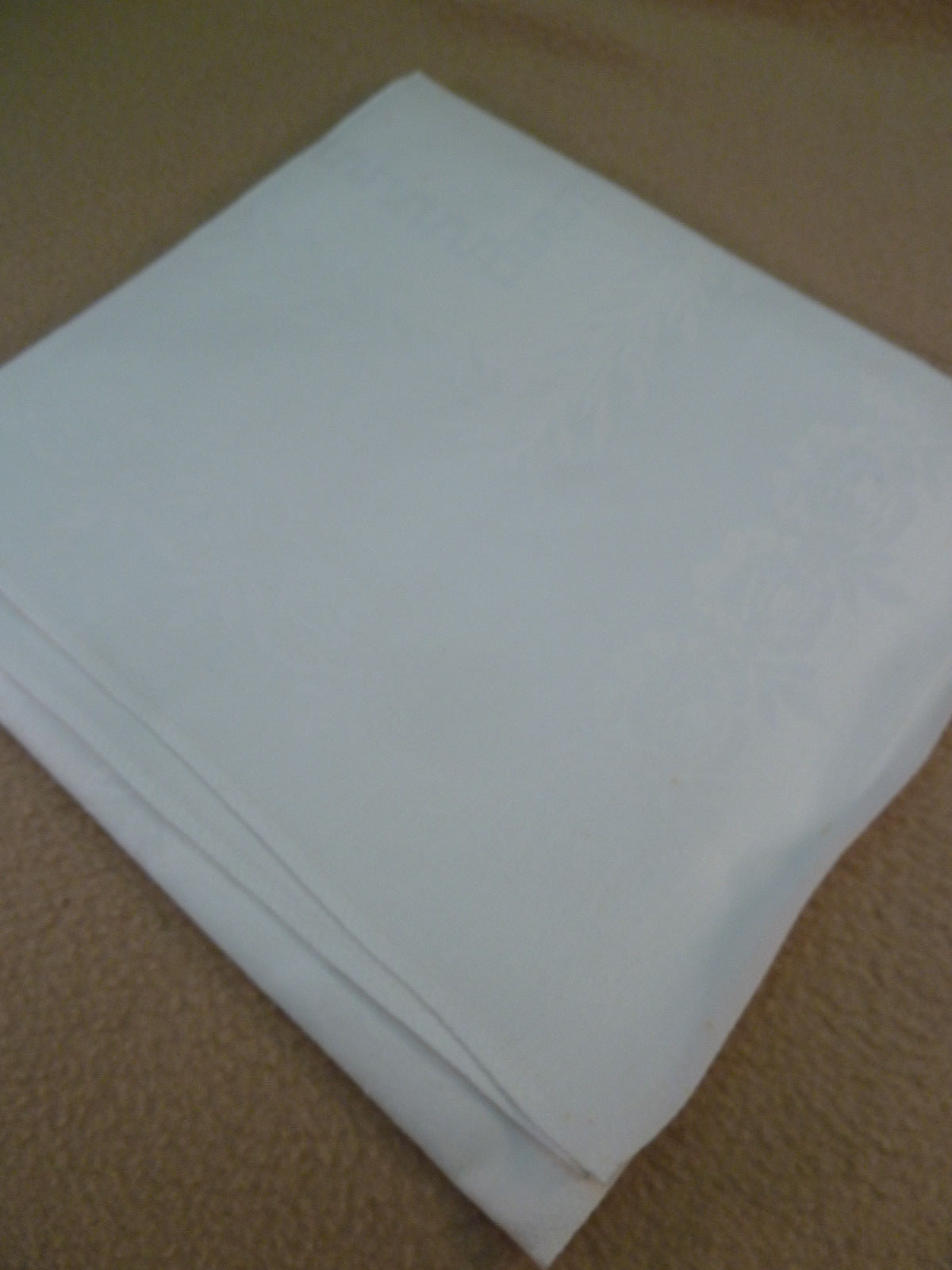 Vintage Damask Napkins Set of 12 Linen Antique Large 25