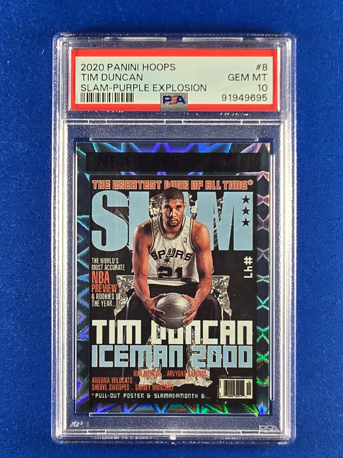2020 PANINI NBA TIM DUNCAN ティムダンカン PSA10 NBAカードティムダンカンRC ルーキーカードなど