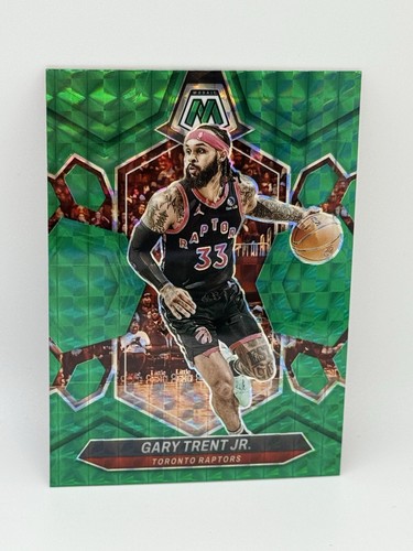 2023-24 Panini Mosaic Green Prizm #158 Gary Trent Jr