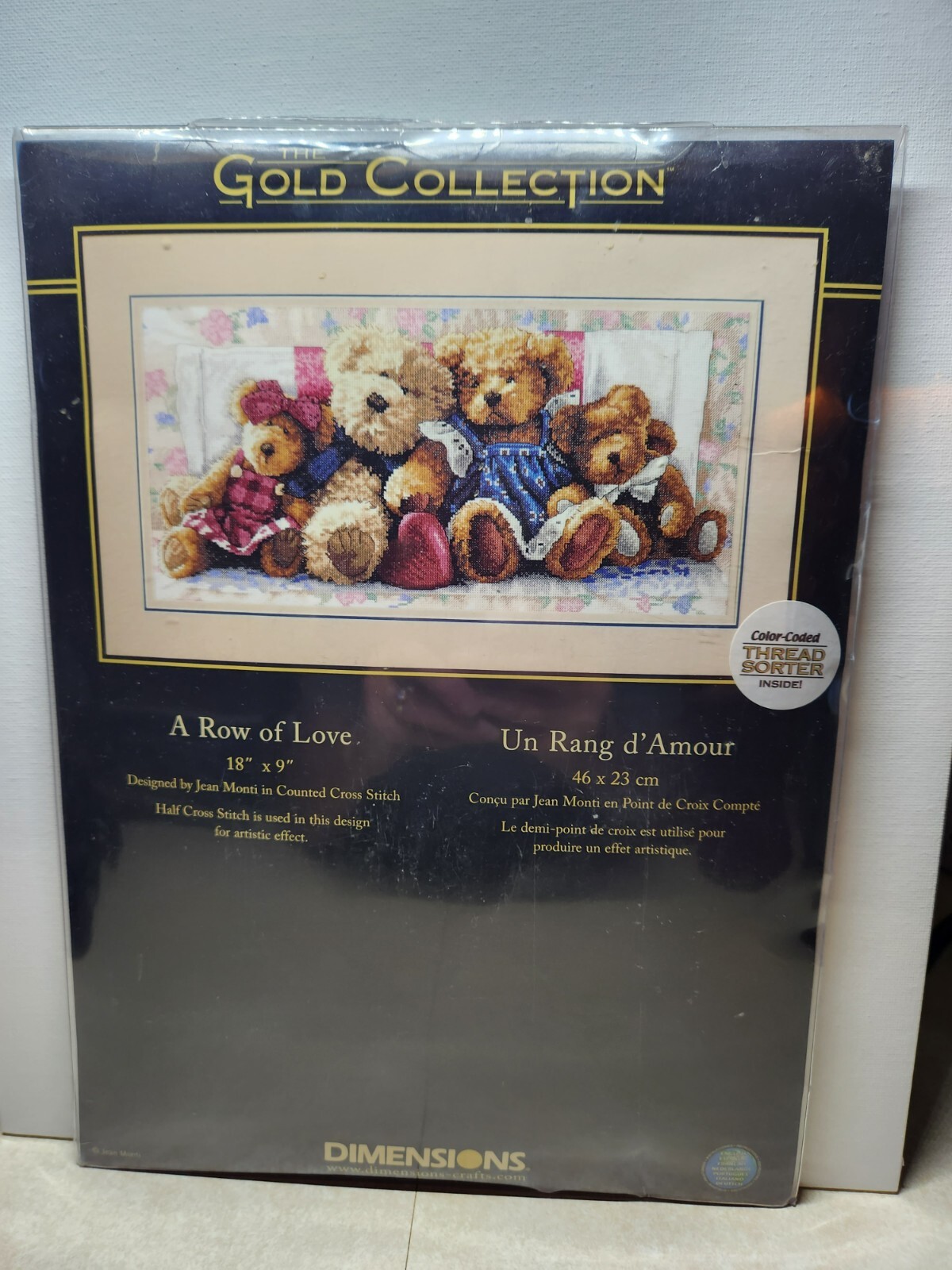 Kit: A Row | Rare Vintage Dimensions Gold Collection Cross Stitch