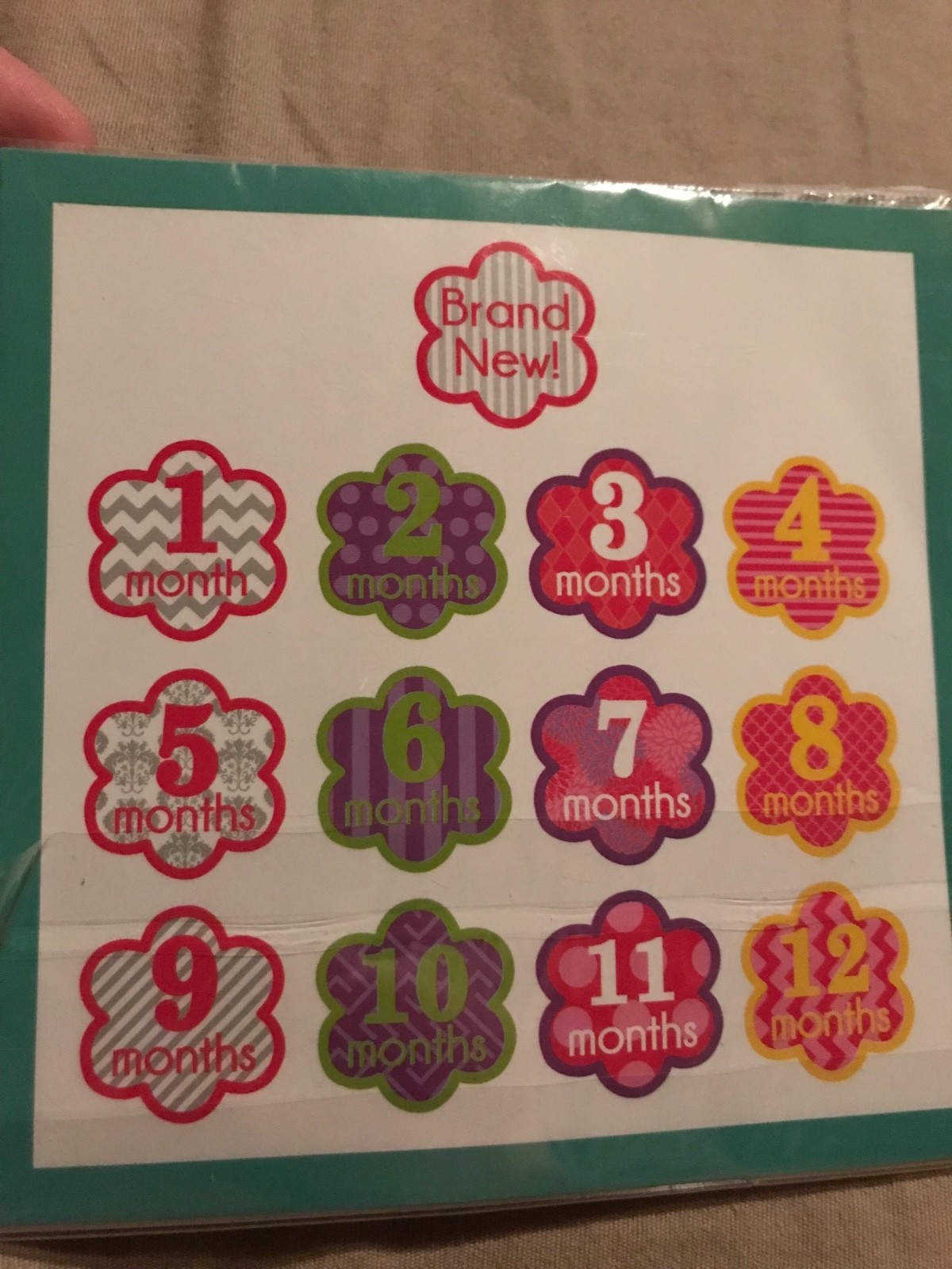 1st year photo stickers