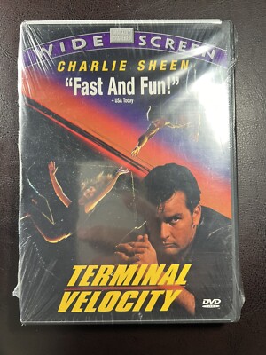 Terminal Velocity DVD Charlie Sheen Nastassja Kinski - Brand New!