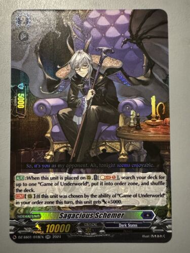 CARDFIGHT VANGUARD SAGACIOUS SCHEMER (DARK STATES GRADE 2 CARDFIGHT VANGUARD SAGACIOUS SCHEMER (DARK STATES GRADE 2
