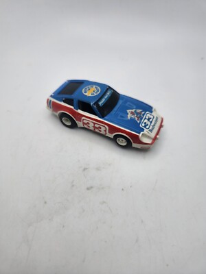 Tyco 440x2 Datsun 280ZX Budweiser Red, White and Blue #33 Slot Car LOT ZQ