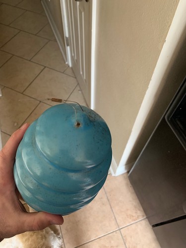 Vintage Figural Face Decorative Ceramic Hanging Bird Feeder Max Headroom