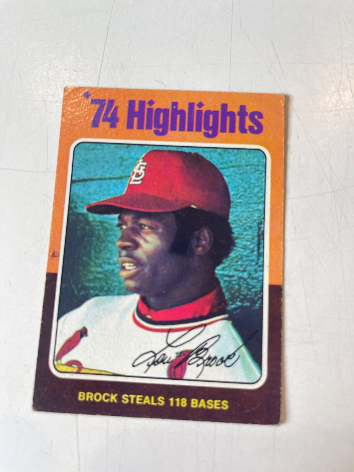 1975 Topps - '74 Highlights Lou Brock #2
